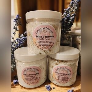 🌿 Relax & Restore Bath Salt/ Foot Soak 🌿Beautifully Handcrafted